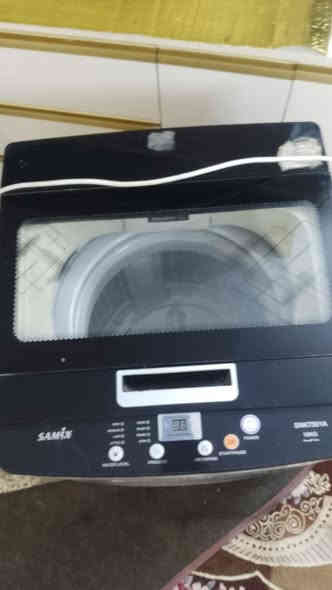 سلام وعليكم شباب هاي غساله نظيفه للبيع 10 كيلو 
بغداد حي الاعلام ***********
السعر 200 الف
