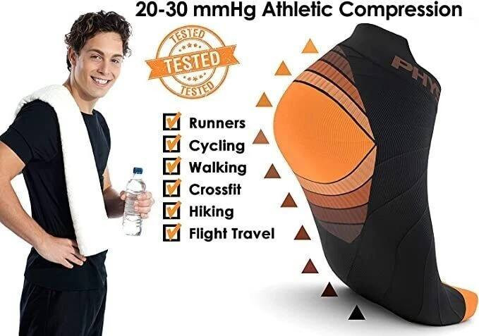 جوارب STAMINA الأمريكية الرياضية الأصلية – Compression Socks احترافية
جوارب ضغط رياضية عالية الجودة مصممة للراحة والأداء، مناسبة للجري والمشي والنادي والسفر والأنشطة اليومية.
تقنية ضغط 20-30mmHg لدعم القدم وتحسين الراحة أثناء الحركة.
المميزات والفوائد:
• تحسين الدورة الدموية وتنشيط القدم
• تقليل التعب والإرهاق أثناء المشي أو الرياضة
• المساعدة في تخفيف تورم القدم
• دعم وثبات لقوس القدم والكعب
• تقليل آلام القدم والإجهاد العضلي
• تساعد على سرعة الاستشفاء بعد التمارين
• خامة مريحة بتقنية امتصاص العرق والرطوبة
• تصميم بدون خياطة مزعجة لراحة أكبر
• حماية لمنطقة الكعب ووتر أخيل من الاحتكاك
• مناسبة للجري، المشي، النادي، السفر، الهايكنج وركوب الدراجات
• تصميم رياضي أنيق Low-Cut
• جودة عالية وخامة مرنة تتحمل الاستخدام اليومي
المقاس: L/XL
العبوة: زوجين داخل العلبة
اللون: أسود وبرتقالي


**إذا كنت صاحب هذا الإعلان وتريد حذفه لأي سبب، رجاءا أرسل رسالة إلى الدعم الفني**