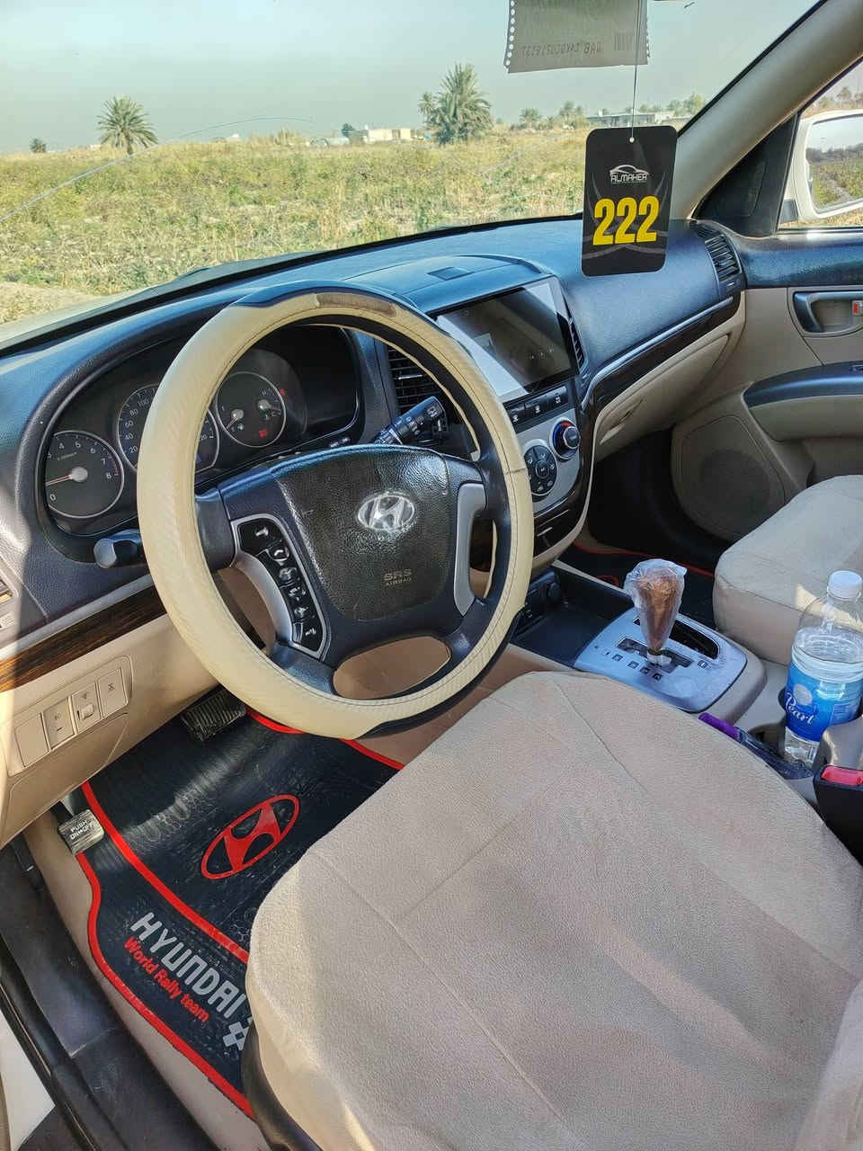 سلام عليكم سنتافيه 2012 خليجيه بيه جاملغ امامي صبغ والباقي مكفول ٧ راكب 3 قطع تبريد كشن كهربائي ثلاجه فور ويل رقم بغداد تحويل مباشر  مكان بغداد ناحيه الرشيد قرب السريع دوره يوسفيه  السعر 160 وبيه مجال الهاتف *********** & ***********
