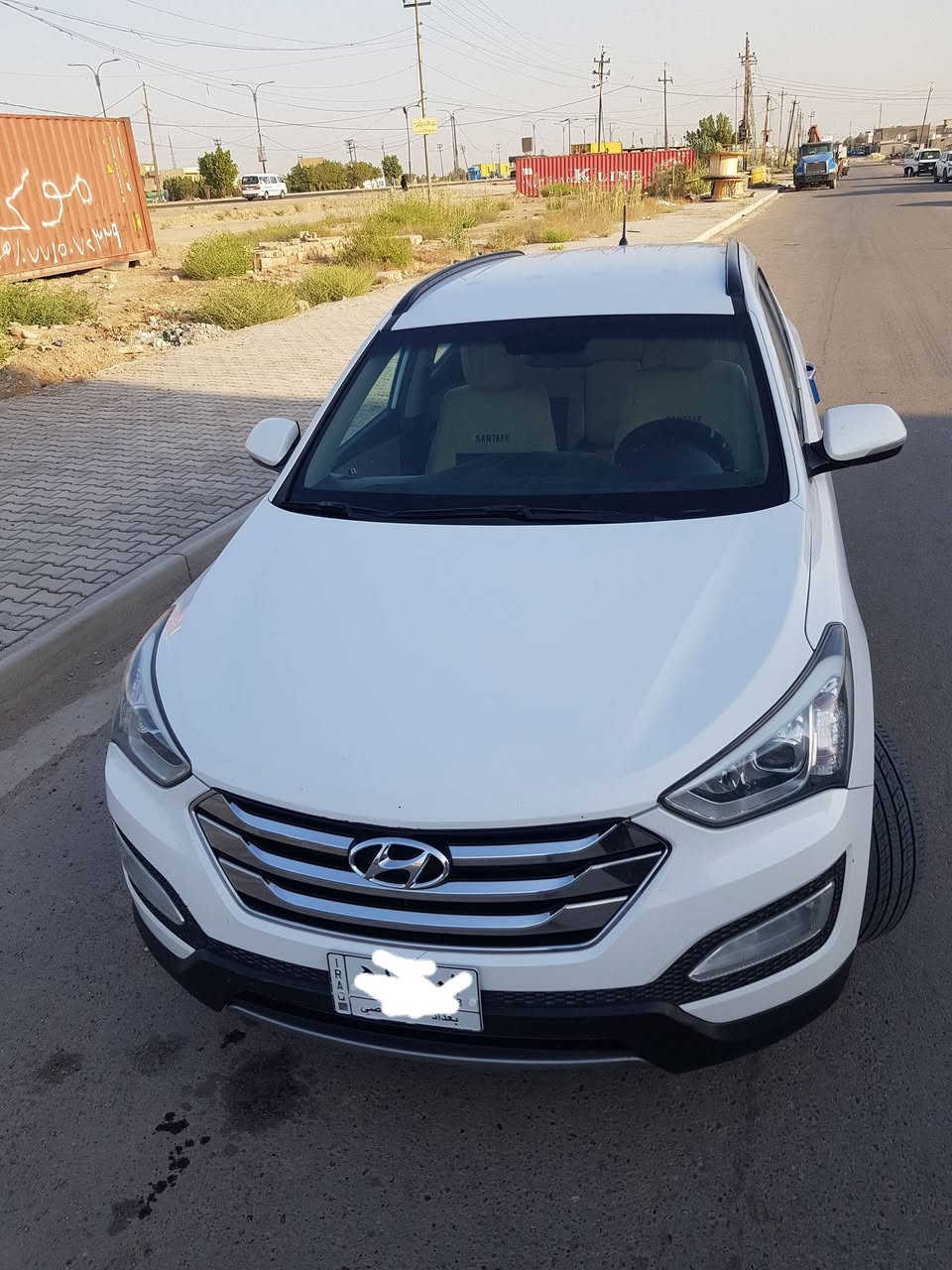 السلام عليكم.
سنتافي 2016 خليجي كفالة عامة
 6 سلندر 7 راكب فور ويل رقم بغداد ماشية 123الف مواصفات نص فول بصمة شاشة كامره خلفية حساسات مقاعد جلد تحكم مقاعد كهرباء تحكم ستيرن جهتين مري شفط وهواي مواصفات بعد ماذكرتهن عنواني بغداد المحمودية متواجد خاص + واتساب +اتصال 
***********
***********
