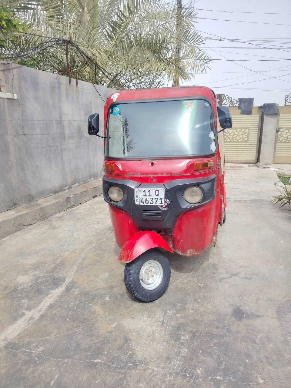 سلام عليكم تكتك موديل ١٨ رقم او سنويه التكتك خير من الله بس يرادله تعديلات شويه مكاني بغداد سلمان باك المدائن السعر ٤٢٠٠ او بيه مجال رقم الهاتف ***********
