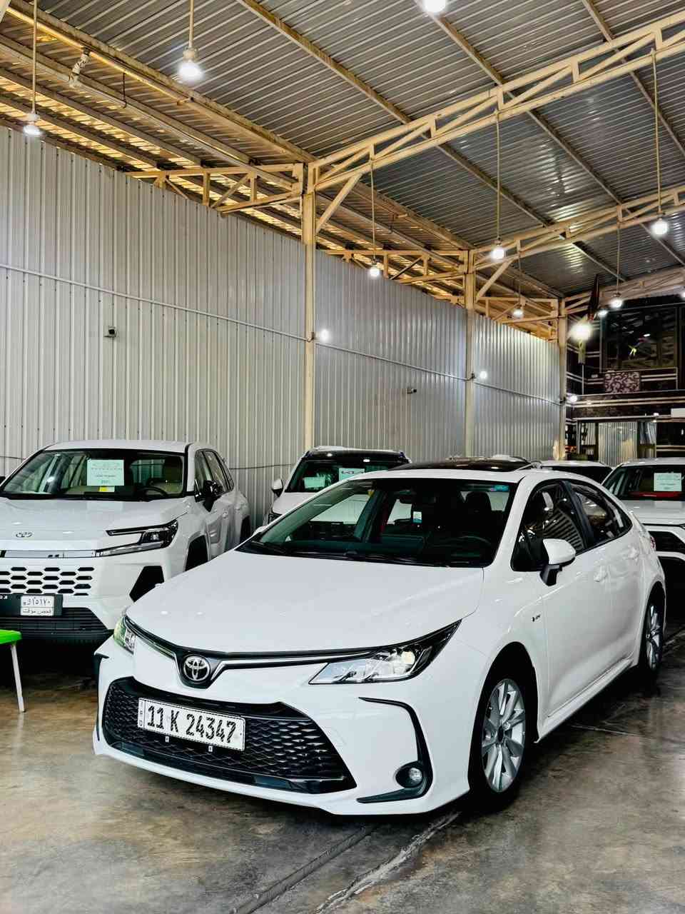 ✨👑 مجموعة الملك لتجارة السيارات الحديثة 👑✨

🚗🔥 تويوتا كورولا 2025 – الشكل الخليجي 🔥🚗

✅ ممشى 1,000 كم فقط (شبه جديدة)
✅ حالة ممتازة جداً وجاهزة للتسليم

💰 السعر نار ومميز جداً
📞 للاستفسار عن السعر يرجى الاتصال

💵 البيع كاش ونقداً فقط

📍 العنوان:
بغداد – الكريعات – نهاية شارع المعارض

📲 للاستفسار والاتصال:
☎️ ***********
☎️ ***********

🌟 مجموعة الملك لتجارة السيارات الحديثة 🌟
ثقة • جودة • أفضل الأسعار
