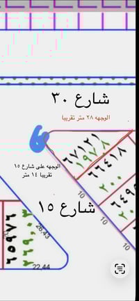قطعه عتبة جزيرة تجاريه ركن شارع ٣٠ سند  باسمي تم تنزيل السعر رقم القطع...
