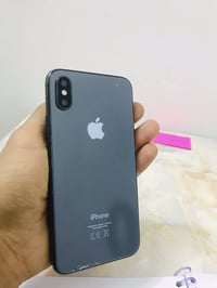 ايفون x   نضافة الجهاز فول شخط ما بي عدا الضهر طخه خفيفه  ذاكره (64)  ...