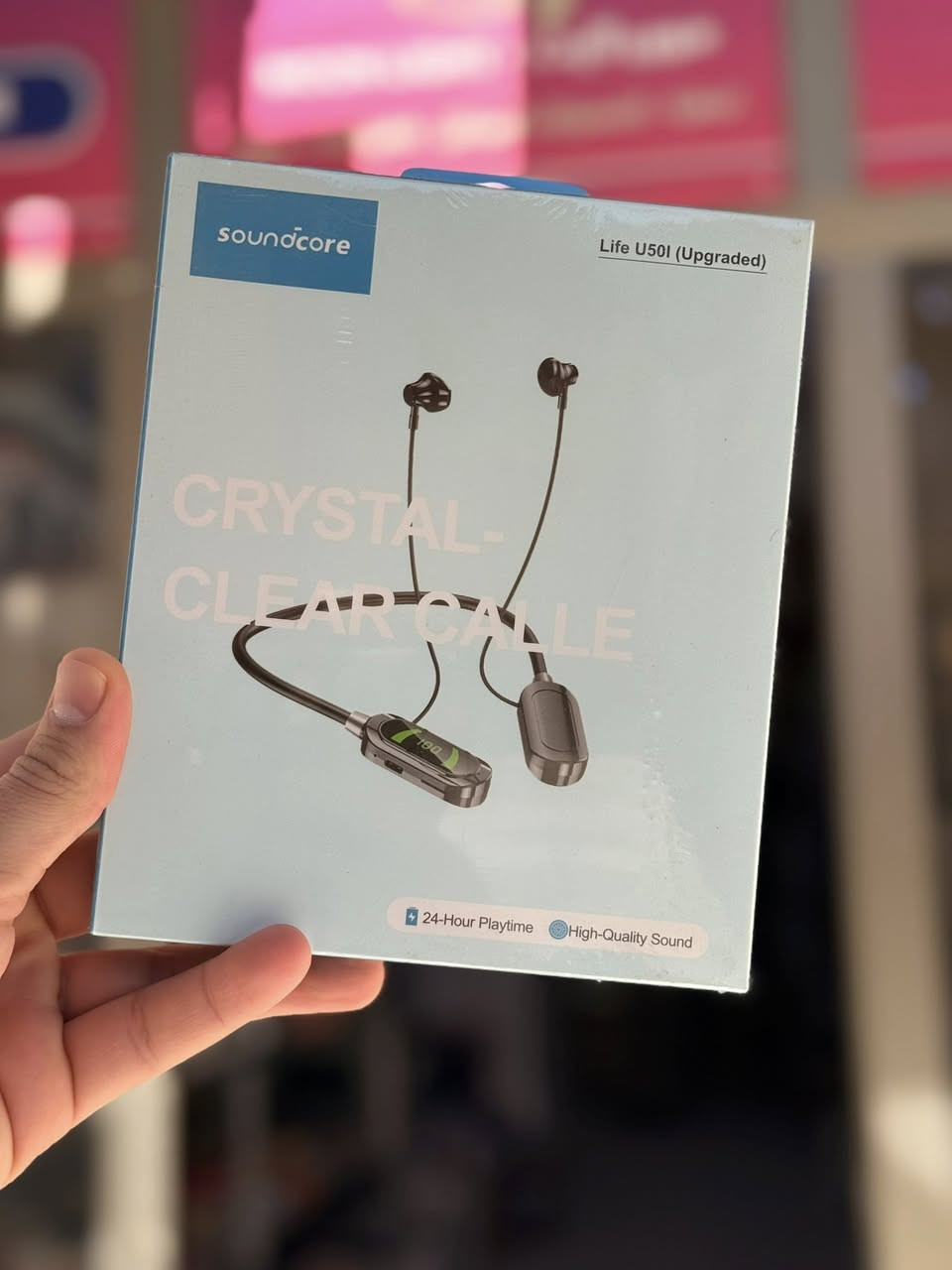 🔹🔹🔹 جديدنا اليوم وبسعر مناسب 🔹🔹🔹

🔹 سماعة طوك بلوتوت من Anker
🔹سماعة Soundcore Anker توفرت يمنا بعدة اشكال وباسعار مناسبة 
🔹ضمان تجربة ، تشغيل يدوم قرابة 24 ساعة 
🔹 توفرت بالنوعين الربل ( اللاستيك) والدوش
▪️ سعر القطعة 10000 دينار فقط 

➖➖➖➖➖➖➖➖➖➖➖➖➖➖➖
❇️ يتوفر 🚚 توصيل لجميع المحافظات 🔥
للتواصل : متواجدين فقط على الواتساب 
*********** طارق
او الانستغرام https://www.instagram.com/moon_ligth100?igsh=emYyeWVheXUyaHk0&utm_source=qr
➖➖➖➖➖➖➖➖➖➖➖➖➖➖➖
العنوان 📍 : هيت - الجمعية الاولى - ( شارع حامي حميد) ( مكتب مون لايت moon light ) مقابل مجمع الملكة - مجاور مكتبة اقلام
