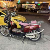 دراجة هارلي  للبيع 💢 💯 مستخدم  💢دبل اشاره 💥 💥تشغيل ذاتي 💯+ لايت كدام و...