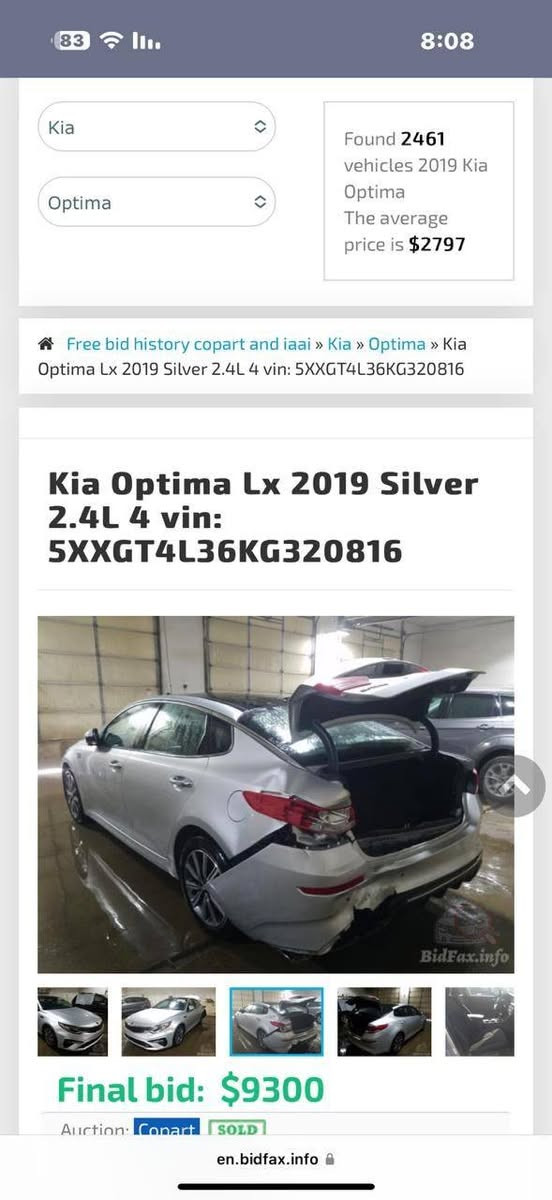 السلام عليكم  للبيع اوبتما موديل 2019 فول مواصفات عده البصمه سياره حادثه يخبل كلش بصيط ماشيه90 رقم اربيل بسم الشركه السعر 145 بي مجال وشلع عيوني  *********** سونار ولحادث بلمنشور
