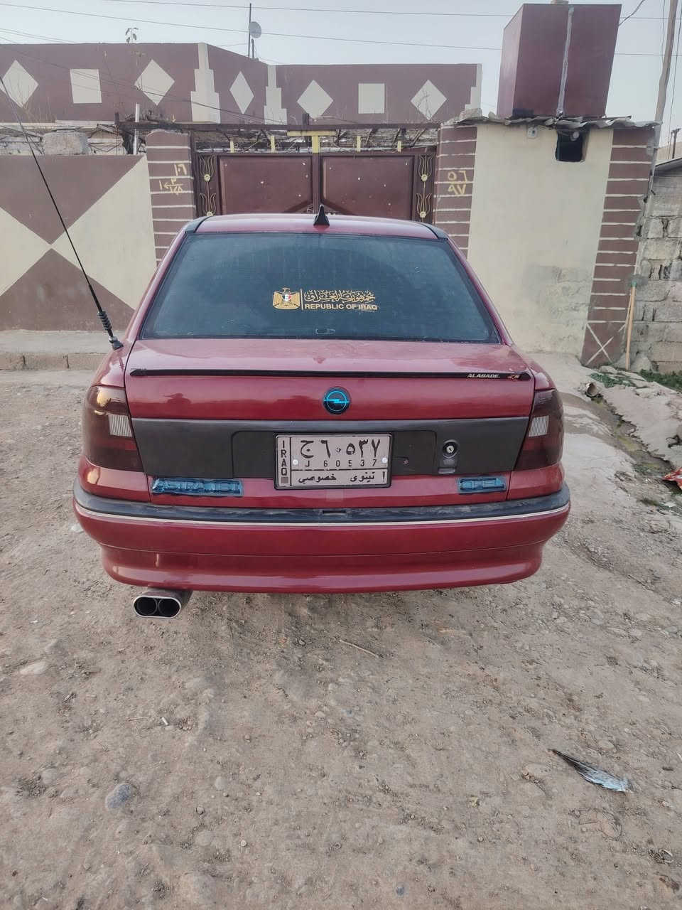 السلام عليكم  ***********
سيارة استرا 16موديل 1993 سنوية 28  صبغ عام جمالية
سيارة  كابون جاهزة على اخر حبه بيع تحويل فقط
 السعر 51 عنوان موصل حي النهروان
