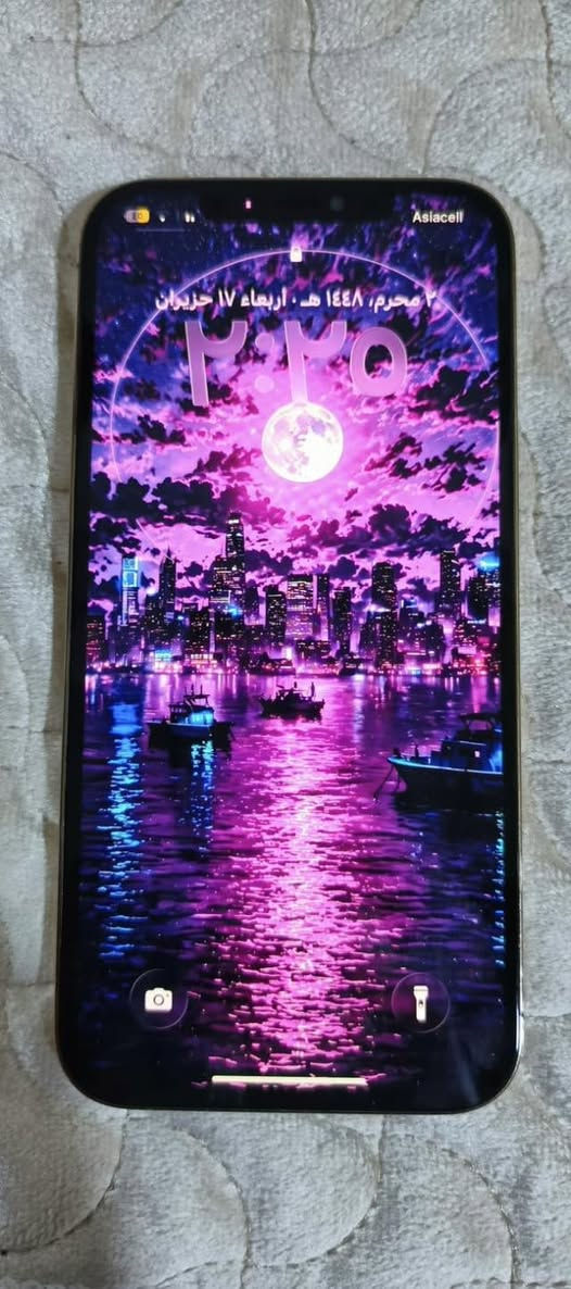 💎12 برو ماكس 
💎ذاكرة 128
💎تك سيم
💎مبدل شاشةGX
💎مبدل بطارية 100
💎الجهاز نضيف 
💎السعر 330 وبيه مجال حك جيتك
💎رقم اتصال بيه وتساب ***********
