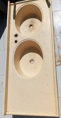 سنك مرمر • حوضين • ١٥٠×٦٠