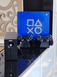 Ps4 سلم باندل مهكر نضام ١١ قرص ذاكرة 1t الجهاز لوك ستيكر مثل متشوفون م...