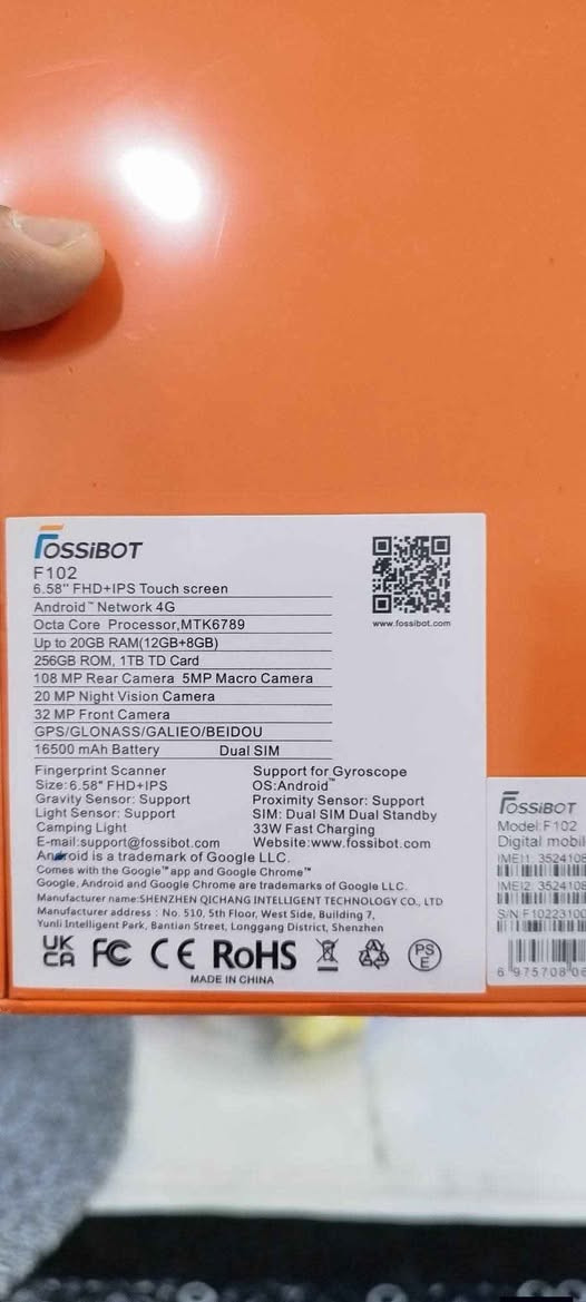 موبايل مدرع جديد لووك
FOSSiBOT F102
الذاكرة256 والرام 20
البطارية 16500
كاميرا 108 بكسل وبي كاميرا ليلة نايت فجن
معالج G99 يشغل 60 فريم بوبجي
بروجكتر بالظهر✅
يتوفر توصيل لجميع المحافظات كركوك, العراق


**إذا كنت صاحب هذا الإعلان وتريد حذفه لأي سبب، رجاءا أرسل رسالة إلى الدعم الفني**