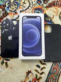 جهاز آيفون 12مني ذاكره 64 بطاريه 82 جهاز مثل ما موضح جاهز ضهر مفطر وشا...