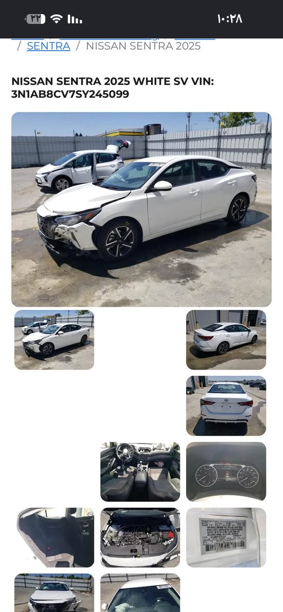 🚗 للبيع نيسان سنترا SV موديل 2025

✨ سيارة أنيقة، اقتصادية، ومريحة بالقيادة، مناسبة للاستخدام اليومي والسفر.

*رقم اربيل

المواصفات:

ماشية 26 الف ميل 

* موديل: 2025

* الفئة: SV

* محرك 2.0 لتر بنزين

* ناقل حركة أوتوماتيك CVT

* دفع أمامي (FWD)

* كاميرا خلفية

* نظام التحذير من النقطة العمياء (Blind Spot Warning)

* نظام التنبيه عند مغادرة المسار

* مثبت سرعة ذكي

* نظام فرملة طوارئ أمامية

* شاشة وسطية مع دعم Apple CarPlay وAndroid Auto

* السيارة وارد أمريكا

*ايرباك راجع سستم

📌 رقم الشاصي (VIN):

3N1AB8CV7SY245099

📞 للاستفسار:

***********

السعر: 160 وبي مجال 

الله يبارك لصاحب النصيب مقدماً
