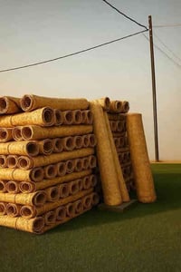 قصب طبيعي • سياج وسقف • توصيل المحافظات