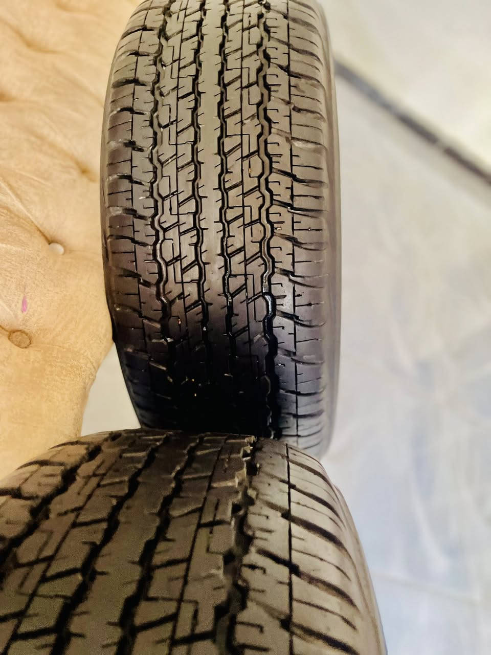 السلام عليكم 
زوج تايرات دنلوب ياباني اصليات
كلش نظيفات بس واحد بي بركعه ثاني مابي
الحجم ١٧ار٦٥(٢٨٥
توصيل متوفر 
السعر ١٧٥ الف بيهن مجال


**إذا كنت صاحب هذا الإعلان وتريد حذفه لأي سبب، رجاءا أرسل رسالة إلى الدعم الفني**