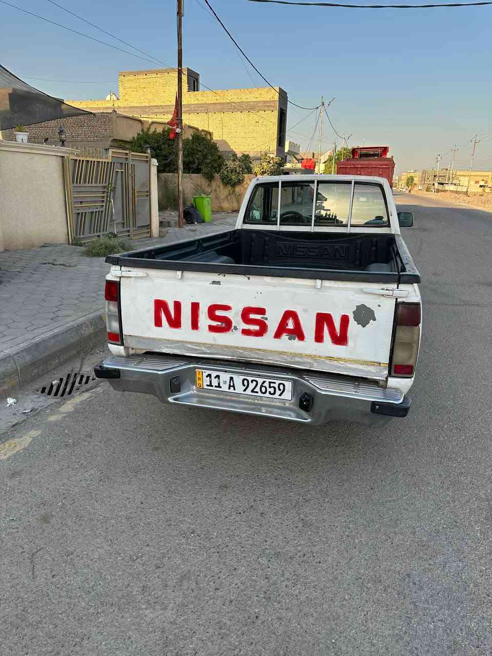 السلام عليكم بيكم نيسان موديل 2002 رقم بغداد باسمي تحويل ثاني يوم خمس حلقات مكاني بغداد حي اور ***********

