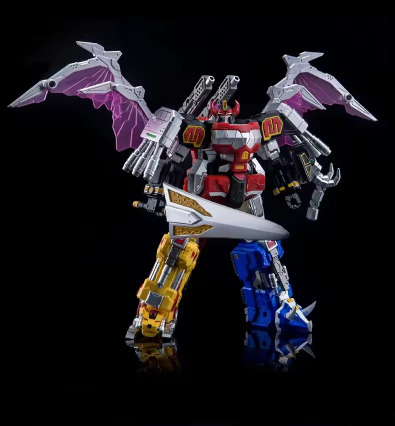 Lucky Cat Micro Cosmos MC-03 Beast Lord،  مجسم آلي قابل للتحويل يمثل شخصية "ميغازورد" الشهيرة. 
المكونات: يتكون من 5 آليات (ديناصورات) يمكن تحويلها بشكل منفصل أو دمجها لتشكيل الروبوت الضخم. 
المميزات: يمكن تحويل الآليات الفردية إلى شكل مكعبات صغيرة للتخزين. 
الحجم: يبلغ ارتفاع الروبوت المدمج حوالي 18 سم. 
المادة: مصنوع من بلاستيك ABS وأجزاء معدنية مصبوبة. 
للبيع السعر خاص 
متوفر توصيل لجميع محافظات العراق


**إذا كنت صاحب هذا الإعلان وتريد حذفه لأي سبب، رجاءا أرسل رسالة إلى الدعم الفني**