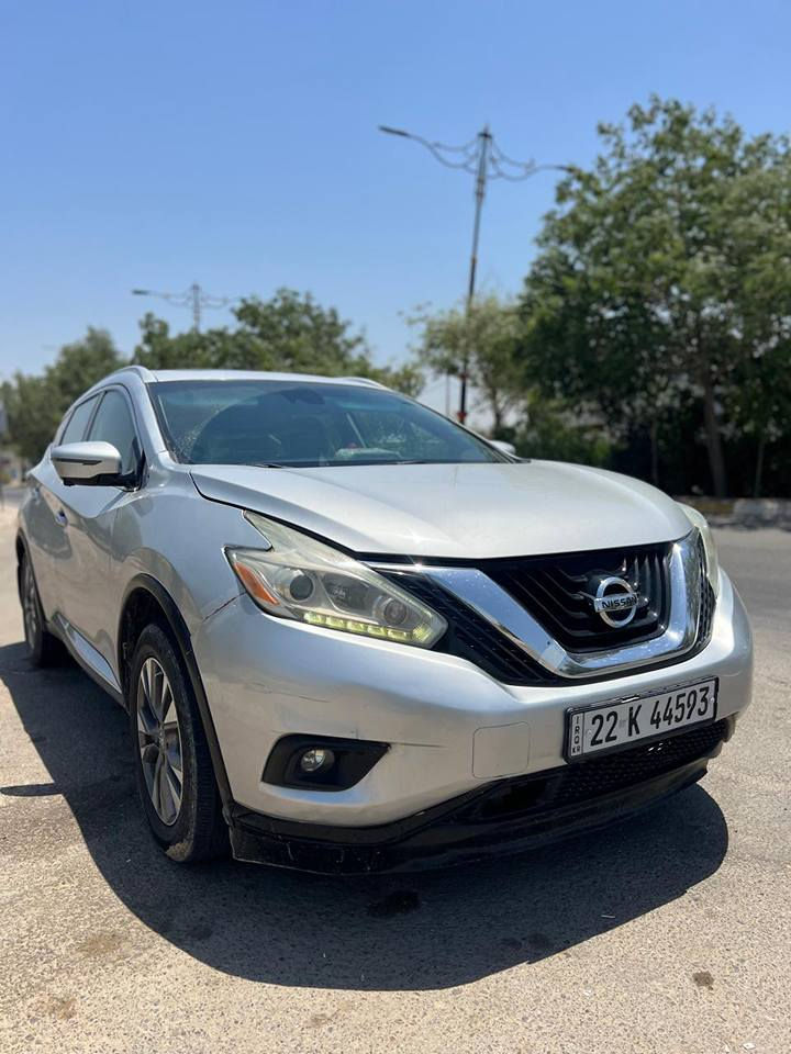 نيسان مورانو موديل 2017 فئة SL فول مواصفات
رقم اربيل انكليزي سنویة جدیدة بأسمنه محرك وكير اوتماتيك  بلادي حجم محرك 3500  6 سلندر تبريد 2 قطع شغال شوي منقص غاز تدفئه شغاله صدر خلفي ومامي كله مضبوط  تخم تاير  ويل كب حساسات ويل كشنات جلد كهرباء مريا عاكس ضوء بانوروما قطعتين فتحة كاملة
تحكم ستيرن جهتين  شاشه  كامره 360   سياره وارد امريكي حلوه وناعمه حادثها وسونارها مرفق للبيع رايدهه 136 وبيها  مجال سیارة  عنوان ديالى - بعقوبة رقم موبایل *********** بعقوبة, ديالى
