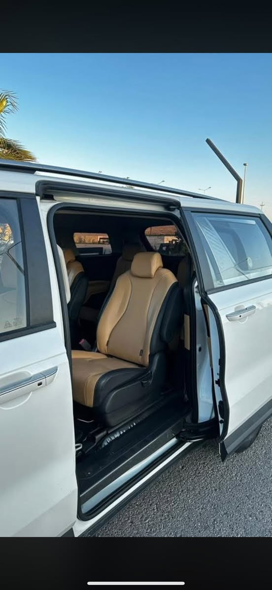 كيا كرنفال 2023 فول داخل جملي
V6 ستة سلندر 

رقم بغداد 

ماشية 22 الف كيلو فقط

السيارة مكفولة من الصبغ والبارد والشخط 

1.بصمة أبواب

2. شاشة

3. تحديد مسار

4.كشنات جلد

5.بصمة

 6. بردات خلفية بلادية

7 .لد نهاري

 8. حساسات لايتات

9. بيبان كهرباء 

10. رادارات 360

11. كشافات

12. لايتات لد 

13. مانع تصادم

14. ثلاث قطع تبريد

15. هند بريك بصمه

16. ⁠7 راكب

17. مراقبة نعاس السايق

18. وضعيات قياده سبورت إيكو نورمال

19.مثبت سرعه

20. تحكم ستيرن 

وبعد بيهه مواصفات

🚨السعر 285

🚨مكانها الفلوجة

🚨  ‭0787 974 5770‬
