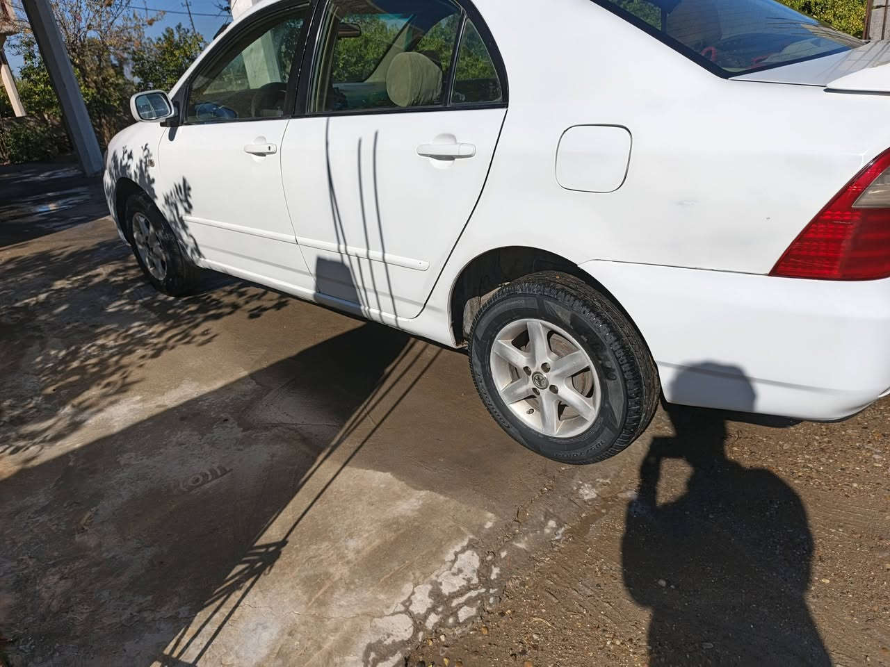 لبيع كورلا موديل 2007 مكفولة ماعدا شبر صبغ بل بنيد و جملغ خلفي شبر صبغ بقي كفالة عامة مكينة 1600 مكفولة كير مكفول تبريد شغال رقم سيارة بغداد مكان سيارة بغداد ناحية رشيد سعر ٩٥ رقم***********
