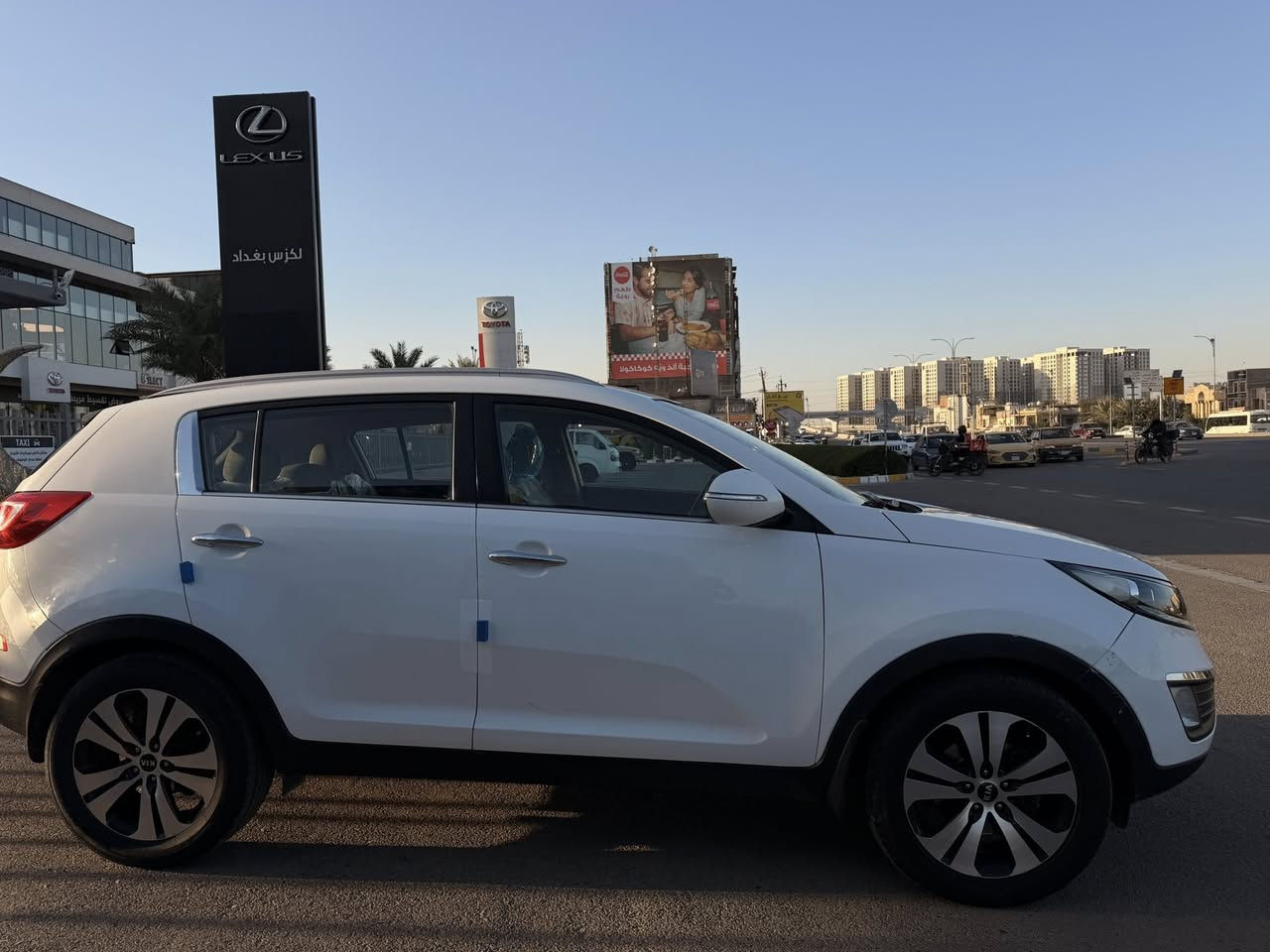 كيا سبورتج 2012 خليجي كفاله عامه من صبغ فقط دعاميات
جاهزه كير محرك   منضومه تبريد تخم تاير صدر جديد 
رقم شمالي تحويل مباشر
بيه بارد شبر جاملغ خلفي 
ماشيه 170 حقيقي

السعر 139
العنوان بغداد الدوره
***********
