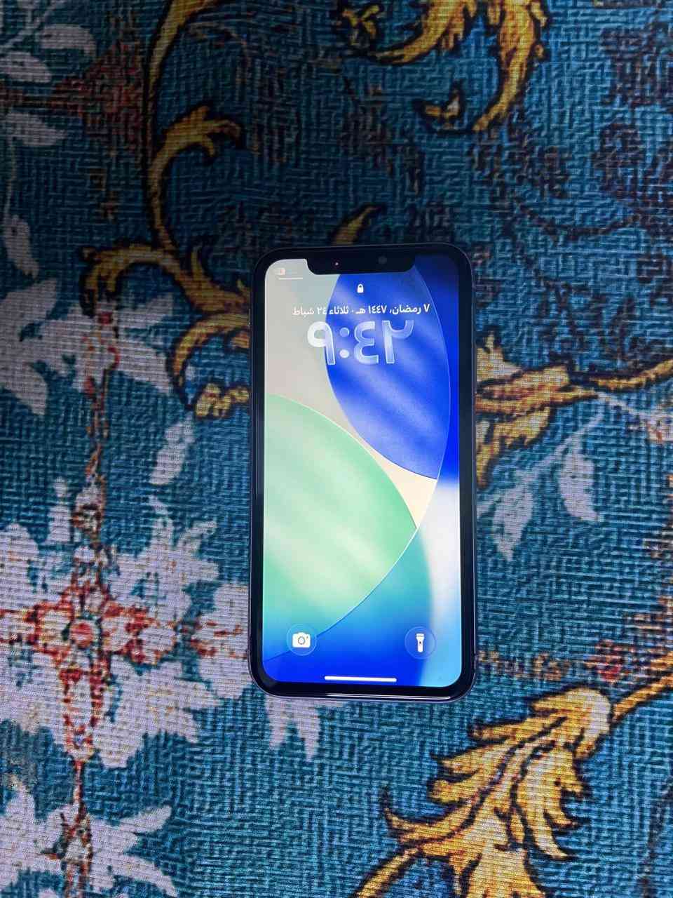 اسلام عليكوم ايفون 11 عادي ذاكرة 64  امبدل  فقط شاشة بطارية 77 نضافة كدام عينك الجهاز حلو. فيس شغال  بصمة شغالة السعر 220 وبي مجال الاستفسار *********** .. *********** مكاني بغداد مدينة الصدر
