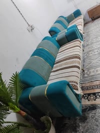 طقم ١٠ مقاعد • قنفه كبير • مابي أي ضرر