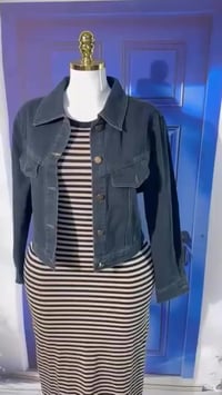 فستان • سترا جينز • فري سايز ٤٠-٧٠