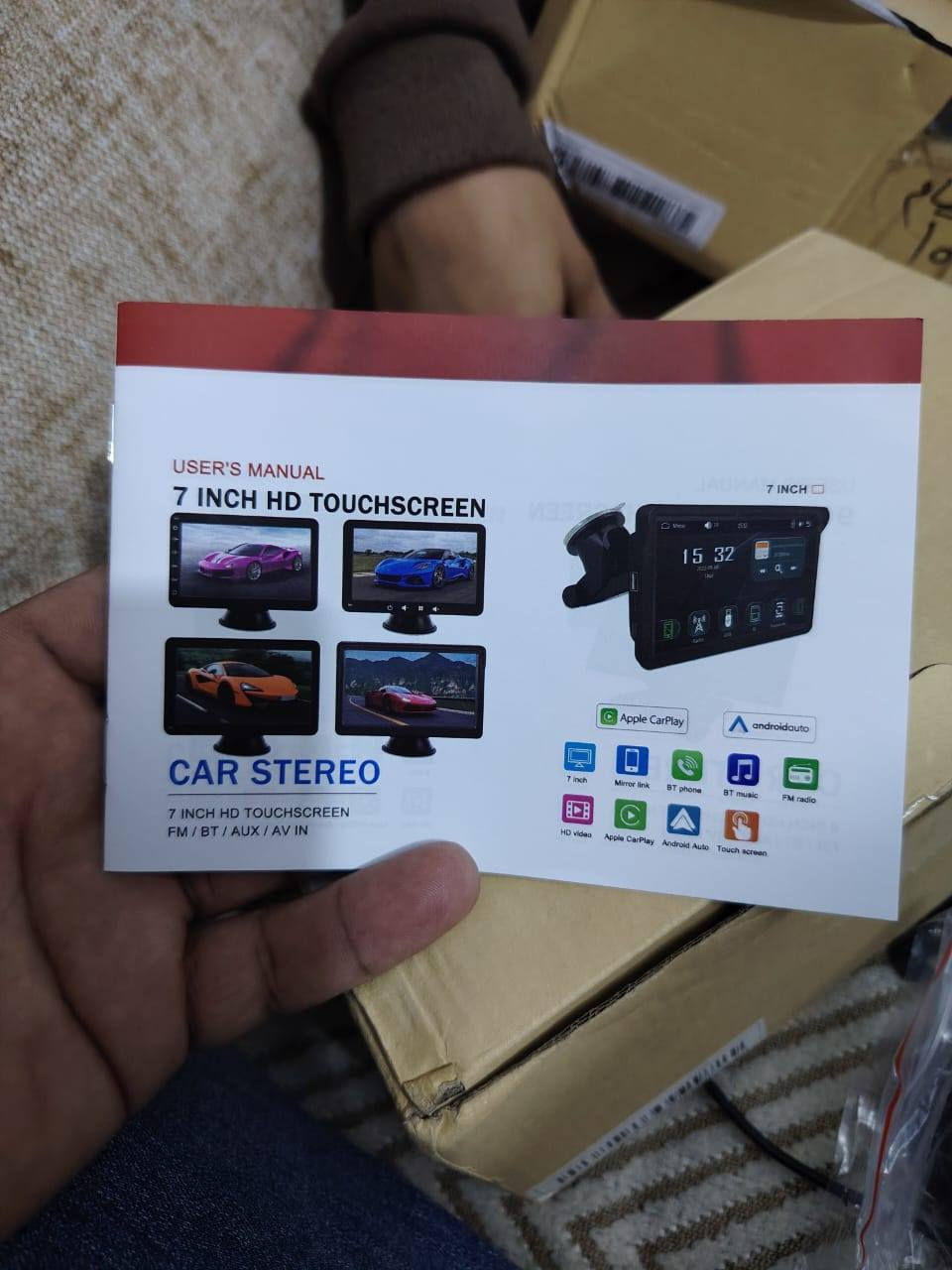 شاشة حجم 7 كار بلي أندرويد أوتو تربط عالتلفون وهاي كدامك جديدة غير مستخدمة مع كامرة  خلفية


**إذا كنت صاحب هذا الإعلان وتريد حذفه لأي سبب، رجاءا أرسل رسالة إلى الدعم الفني**