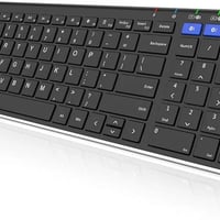 كيبورد بلوتوث • متعدد الأجهزة • بطارية قابلة للشحن