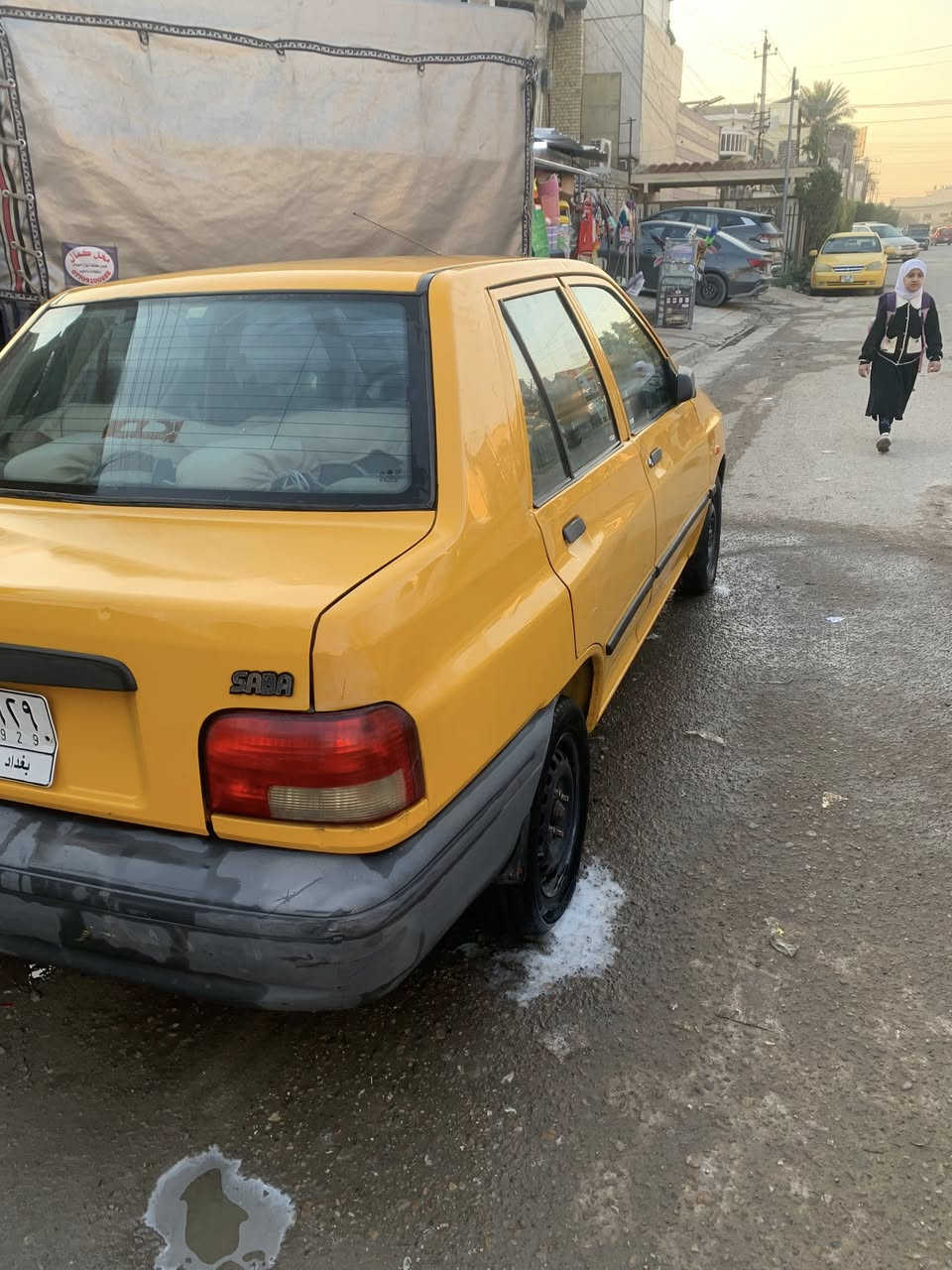 السلام عليكم سايبه للبيع موديل. ٢٠١٨ السيارة جاهزة  نقص بس الراديتر مال تبريد  بس  ولباقي كلهة جاهزة المكان بغداد البلديات  السيارة بيعه صبغ بنيد ولچاملغات الاماميه  ولصواني معمرة بس شغل درجة ولة السعر ٤٥ ورقة رقم الهاتف ***********
