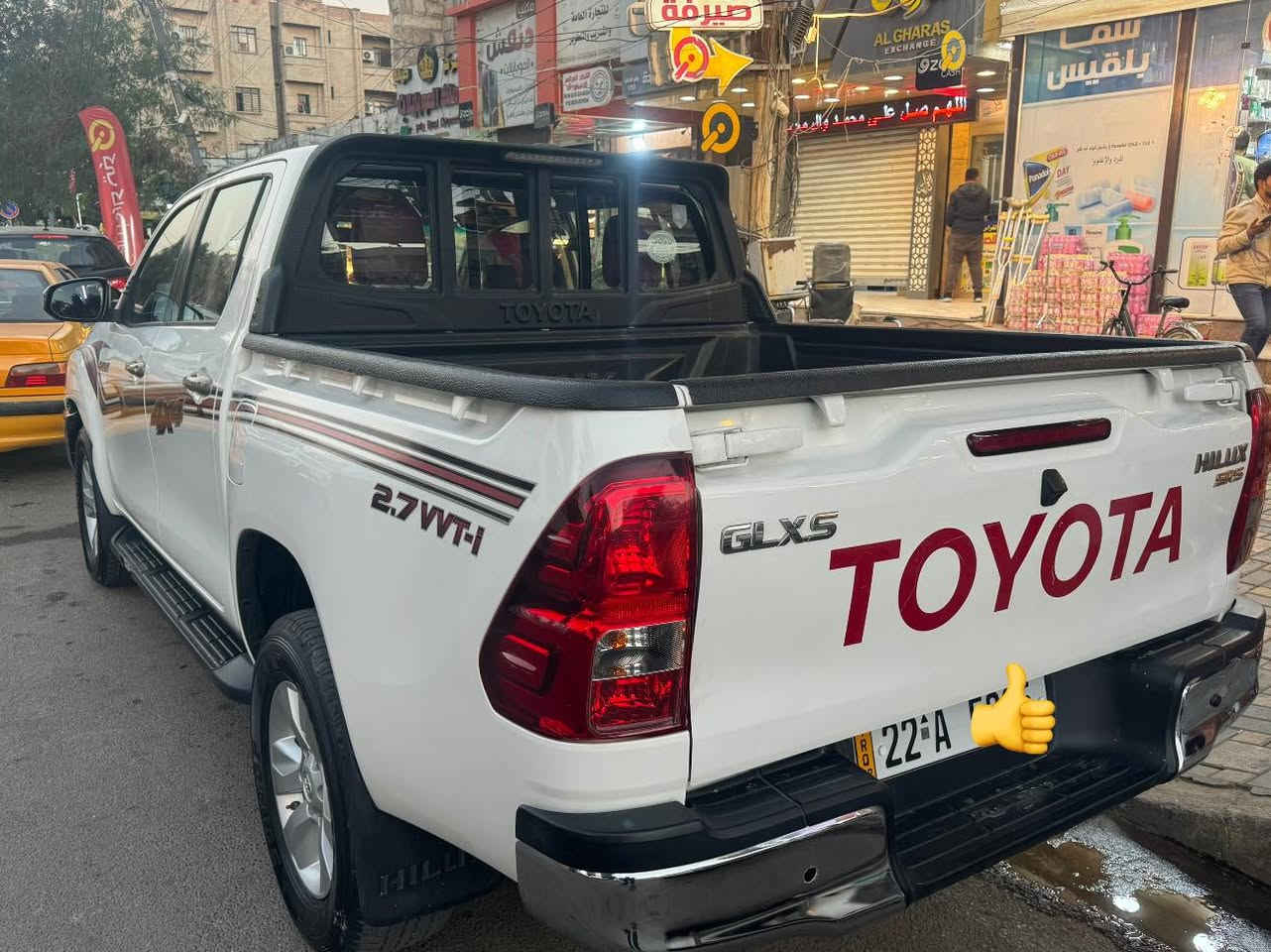 هايلكس فور ويل موديل ٢٠٢٠ كفالة من الصبغ تحويل وهزة جديد مكان السيارة بغداد سعر ٢٨٥ $وبيهة مجال قليل 
***********
