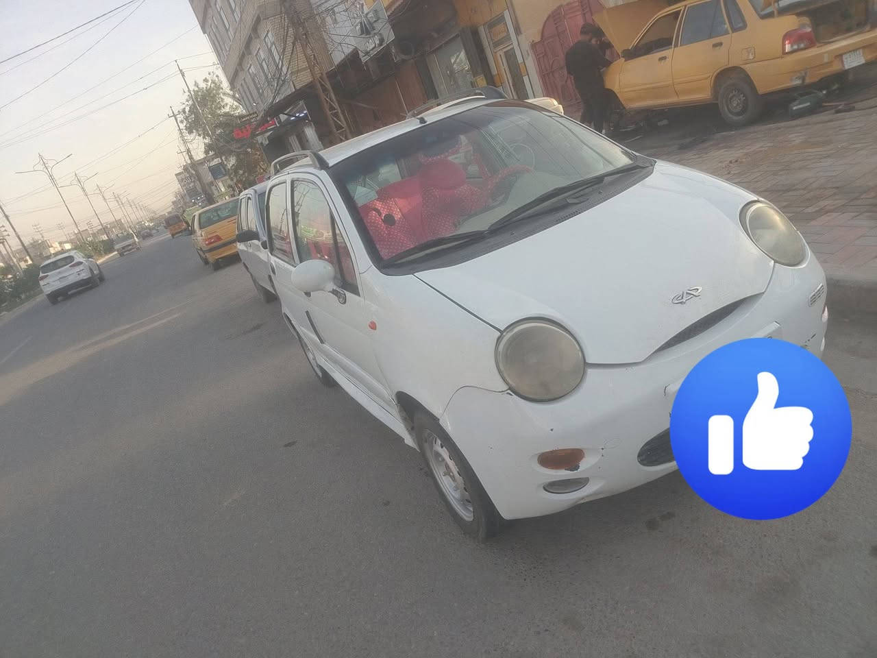 كيو كيو موديل 12 مكينه كير حداديه تبريد ثلج رقم بغداد مكفوله من ضربه مداور ثاني يوم الرقم ***********
