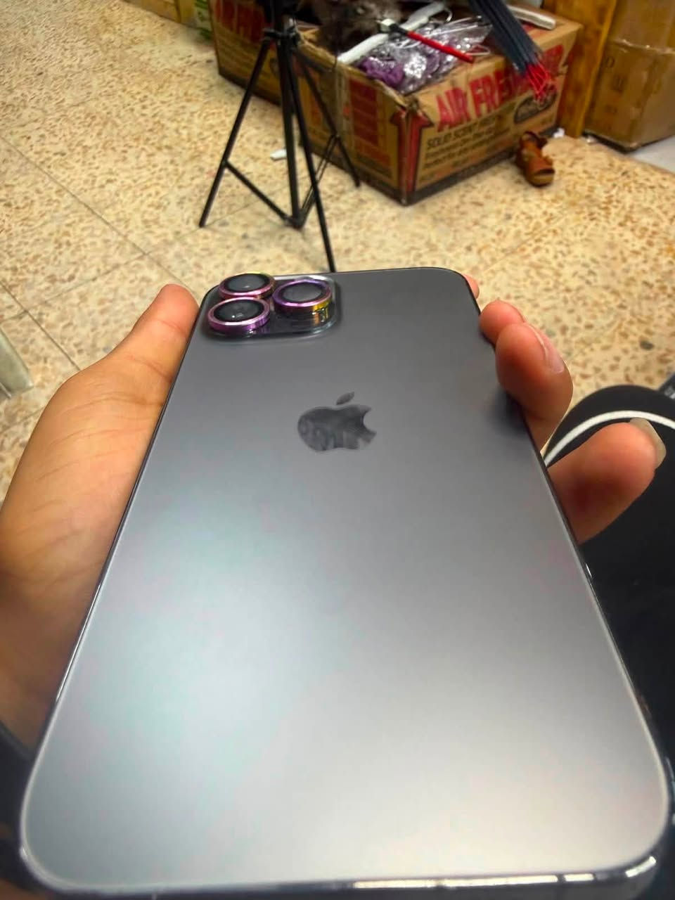 سلام عليكم آيفون 13برو ماكس ماستر كامل بلاد بطاريه 86 نموذج M  ذاكره 256حيل نضيف احلئ من صور سعر 790بي مجال شرط تفحص حاسبه عنوان كركوك اسرئ مفقودين ***********
