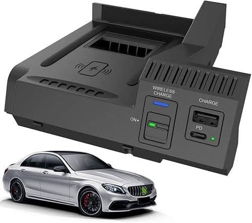 شاحن لاسلكي مدمج لسيارات مرسيدس (Sighill Dock C63) ⚡
​جدّد مقصورة سيارتك مع شاحن Sighill اللاسلكي المخصص لسيارات مرسيدس-بنز. تصميم أنيق يُركب داخل الكونسول الوسطي بدقة عالية وكأنه قطعة أصلية من الشركة!
​🌟 المميزات الأساسية:
​تركيب سريع وسهل: يُركّب خلال ثوانٍ معدودة بدون أي تعديل أو قطع في الأسلاك.
​شحن لاسلكي سريع (Qi): يدعم الشحن اللاسلكي السريع للهواتف الذكية (حتى مع وجود الكفرات الخفيفة).
​منافذ شحن سلكية إضافية: يحتوي على منفذين (USB-C بقدرة 18W PD + USB-A) لشحن جهازين إضافيين بسرعة.
​نظام تبريد ذكي (Twin Airway): مجهز بنظام تبريد مزدوج لحماية الهاتف من ارتفاع الحرارة أثناء الشحن.
​أمان متكامل: مزود بمؤشرات LED وميزة الكشف عن الأجسام الغريبة لحماية الهاتف والبطارية.
​🚘 الموديلات المتوافقة:
​مرسيدس C-Class: فئات (W205 / C205 / A205 / S205) وتشمل (C180, C200, C260, C300) بالإضافة لفئات AMG (C43 / C63 / C63 S).
​مرسيدس GLC & GLC Coupé: فئات (X253 / C253) وتشمل (GLC 200, GLC 260, GLC 300) بالإضافة لفئات AMG (GLC 43 / GLC 63 / GLC 63 S).
​💰 السعر: 75 ألف دينار
🚚 التوصيل: متوفر لجميع المحافظات
​📞 للطلب والاستفسار يرجى التواصل على الأرقام التالية:
​***********
​***********
