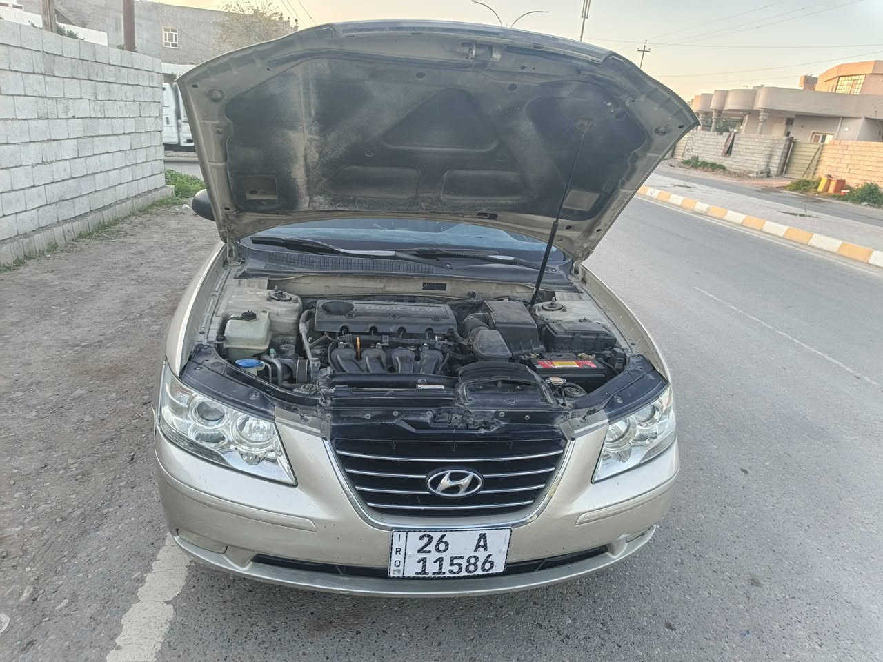 السلام عليكم رمضان مبارك علجميع سياره هونداي سوناتا خليجي محرك ٢٤٠٠ رقم صلاح الدين دولي شرط التحويل والغرامات سياره موديل ٢٠٠٩ مسجله ٢٠٠٨سياره جاهزه من كلشي محرك كير صدر تبريد كلو بلشرط سياره ماشيه ٢٠٠ الف سياره خمسه كير وليسه ٤ كير بيه صبغ ٣ ونص شرط السونار مكان السياره صلاح الدين العلم السعر المطلوب ٩٨ اي استفسار الاتصال بل رقم *********** ملاحظه قصط دين مابيع تحياتي لجميع عل ماسنجر ماجاوب
