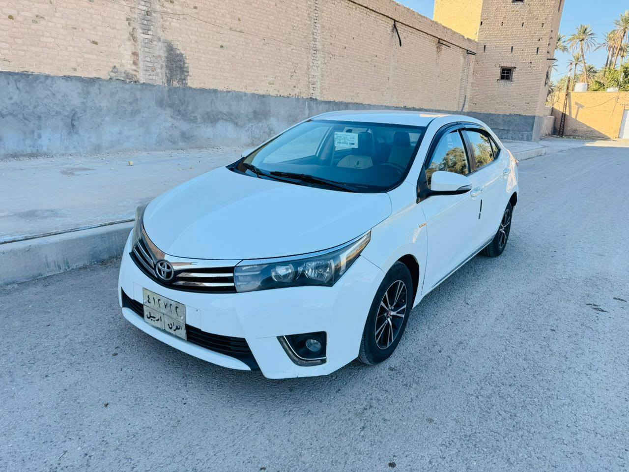 السلام عليكم جميعٱ
للبيع تويوتا كورلا خليجي موديل 2016 محرك 1800
لمتتد
شاشه
كامره 
حساسات خلفيه اماميه 
ويل كب 
داخل لونين 

سياره بيه باب وجاملغ كلير اثر شخط فقط بدون اي حادث بدون معجون
سياره جاهزه من مكينه وكير وحداديه تخم تاير  ماتصرف عليه الف

سنويه جديده لل 2027
تحويل وكاله 
مكان سياره بابل
السعر 124
لاتصال 
***********
*********** حلة, بابل
