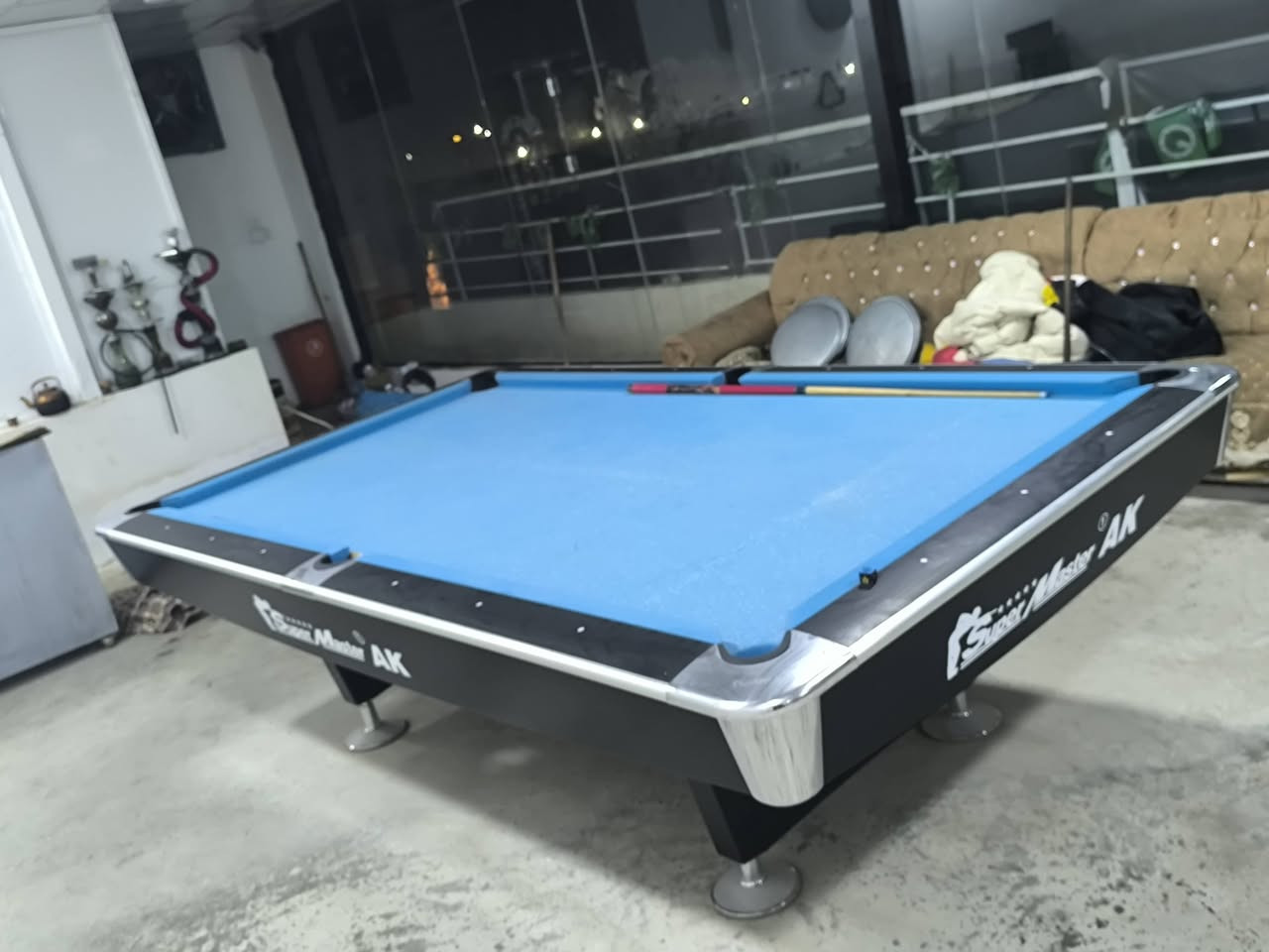 للبيع بليارده سوبار ماستر جديد مستعمل شهر واحد سعر 12 ورقه وبي مجال قليل اشراي عنوان كركوك شراي يتصل ***********
