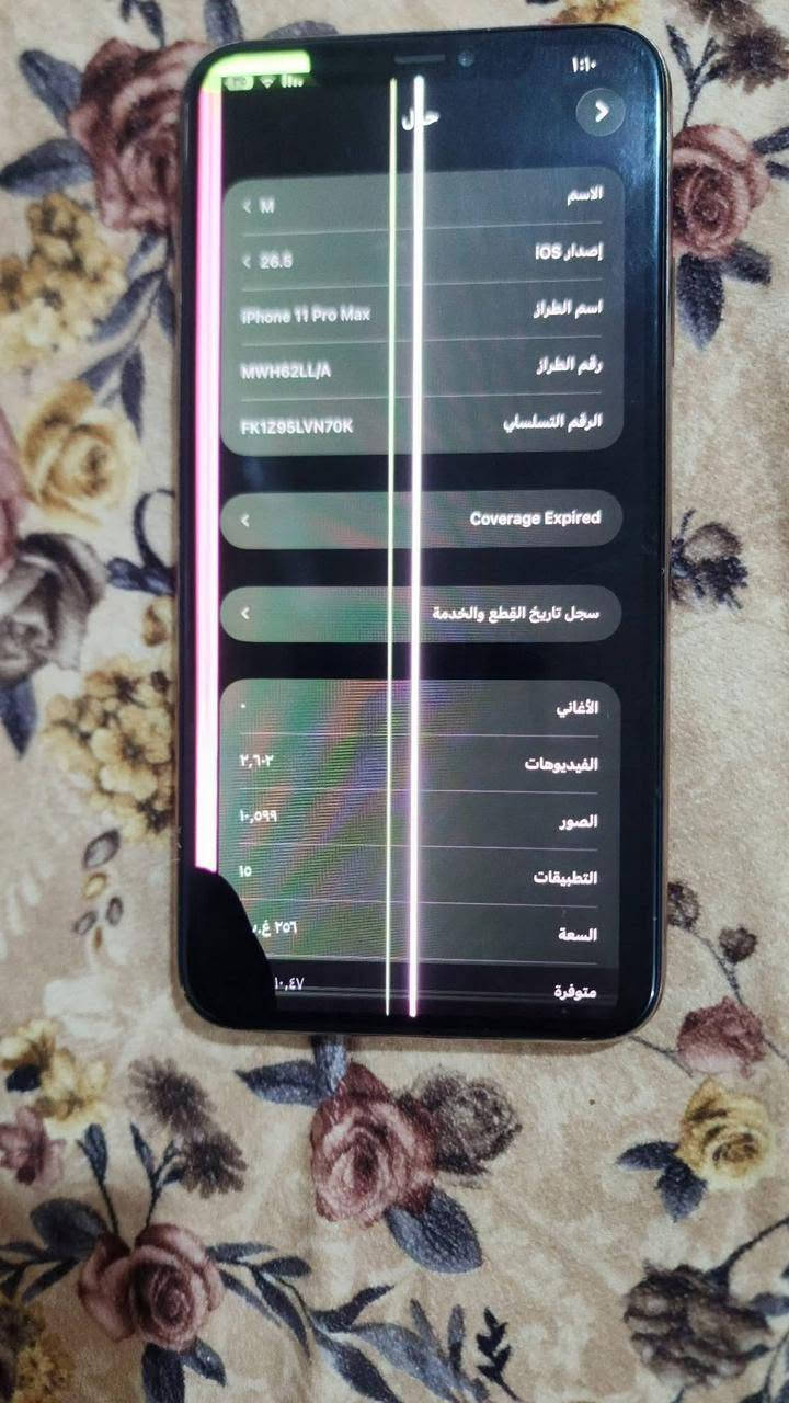 ١١ برو ماكس ذكرة 256
٢٠٠ الف و بي مجال 
***********
