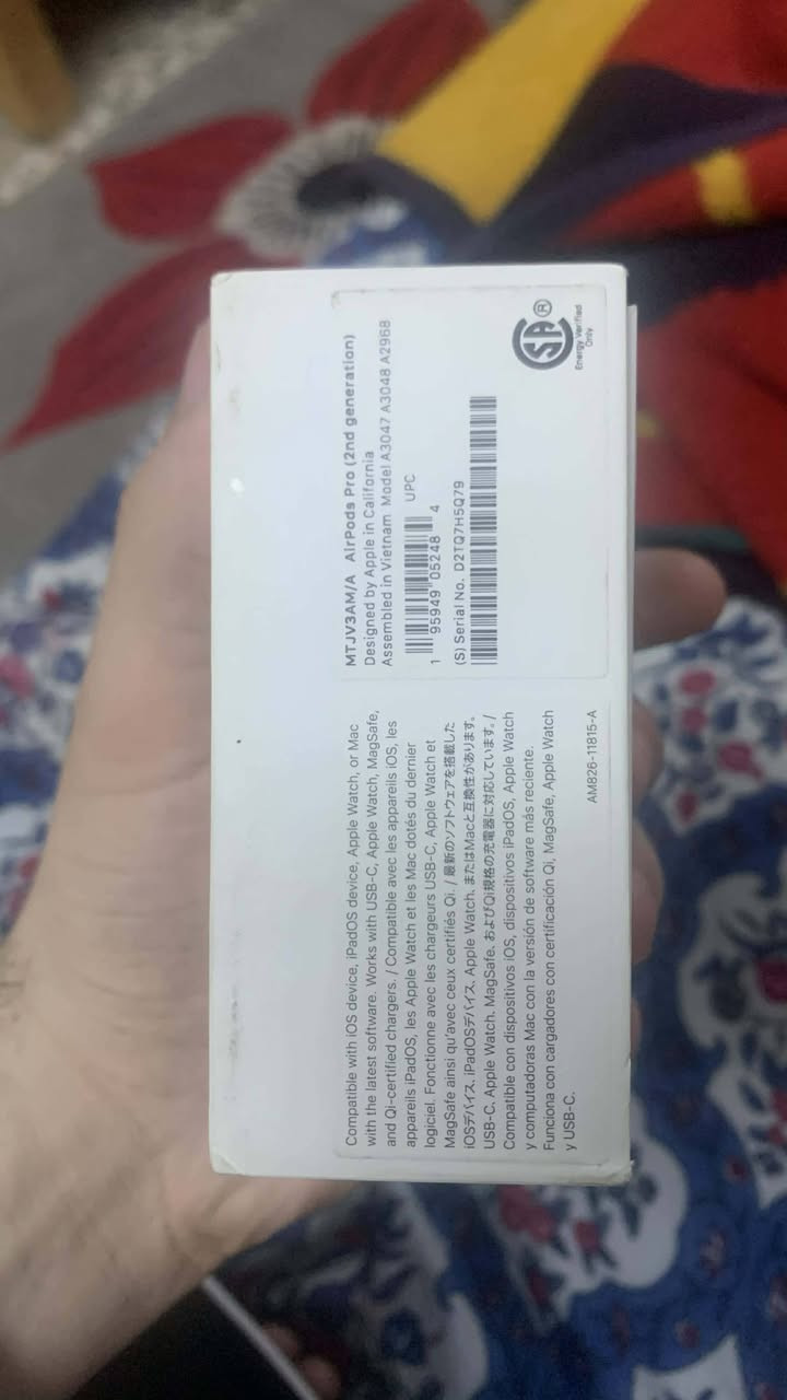 Air Pods Pro 2
ايربود الاصليه نظيفة كلش 
سعره 225
مكاني بغداد الشعب 
لي مايعرف يكدر يبحث عليه ويشرف سعرهه ومواصفاته
***********
