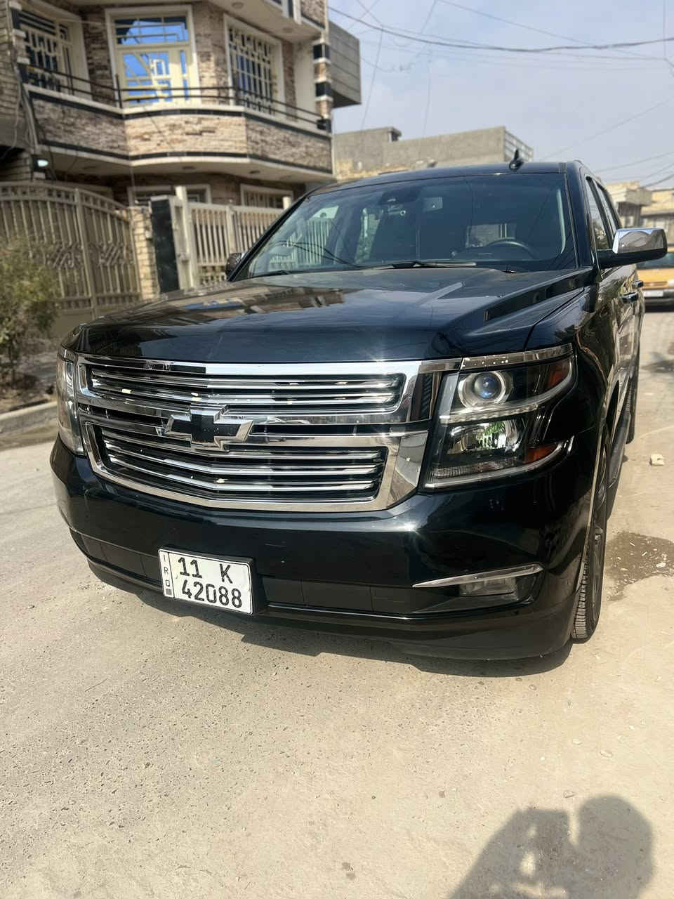 تاهو 2017 وارد امريكي حادثه بارد بلجاملغ الخلفي على كد شبر فقط
سياره كفاله كشر +كير +مكينه+صبغ 
حدايديه الصدر على وضع الشركه 
تخم تاير جديد 
سياره بسمي تحويل بنفس اليوم
مواصفاته/
شاشه 
قاصه
دشبول ديجيتال 3اشكال تتحكم بشكل الدشبول 
رادار امامي 
قياده ذاتيه 
كشنات هزاز 
كشنات تدفئه
مقاعد كهرباء 
جنطه كهرباء 
تشغيل عن بعد +تنزل جام بلريمونت
وبعد هواي مواصفات ماعرف ماليش🤣
سياره حلوه ومنصوبه سعرها 360 ورقه وبيه مجال
وذا معجبك السعر صلي على نبيك وعبر المنشور
للاستفسار ***********
مكاني الزعفرانيه
