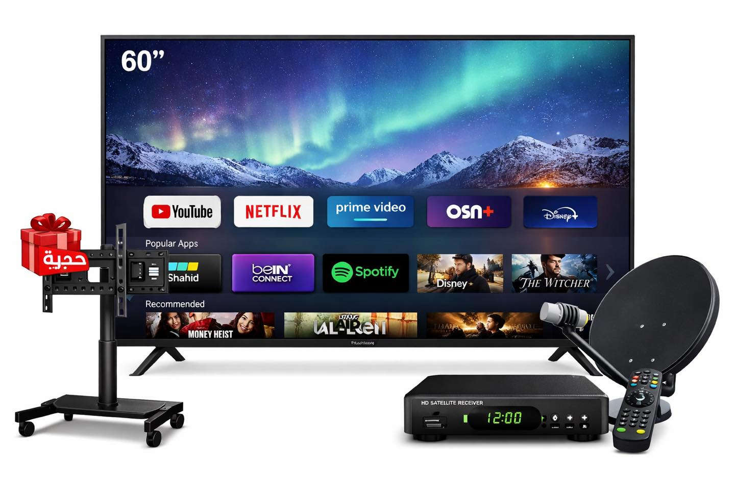 � الي تحلم بيه صار حقيقة!
🥇 شركة هيا ستور للوكالات التجارية والعالمية
🎁 هدايا وعروض غير شكل بقيمة تتجاوز 55,000الف دينار
📺 شاشتك السينمائية الأحدث في العالم
نظام ذكي حديث يدعم جميع التطبيقات 🤩
(فيسبوك – واتساب – يوتيوب – فايبر – شبكتي – سينمانا والمزيد)
✨ مواصفات عالمية + ضمان حقيقي
📡 نظام Android الأحدث + اشتراك 4000 قناة لمتابعة المباريات والأفلام أول بأول ⚽️🎬
🔥 مفاجآت هيا ستور 🔥
✅ توصيل مجاني
✅ فحص قبل الاستلام
✅ ستلايت ذكي حديث
✅ ستاند حامل للشاشة

📺 أنواع الشاشات مع الهدايا:
1️⃣ 32 إنچ سمارت — 130,000 دينار
2️⃣ 42 إنچ سمارت إنترنت — 169,000 دينار
3️⃣ 43 إنچ سمارت إنترنت — 179,000 دينار
4️⃣ 50 إنچ سمارت إنترنت — 259,000 دينار
5️⃣ 55 إنچ سمارت إنترنت — 299,000 دينار
6️⃣ 62 إنچ سمارت إنترنت — 349,000 دينار
7️⃣ 65 إنچ عملاقة سمارت أندرويد — 425,000 دينار
8️⃣ 70 إنچ عملاقة سمارت أندرويد — 475,000 دينار
9️⃣ 75 إنچ عملاقة سمارت أندرويد — 550,000 دينار

🚚 التوصيل السريع
✔️ بغداد خلال 24 ساعة
✔️ باقي المحافظات خلال 48 ساعة
📞 للحجز والاستفسار:
0774 788 1696
📩 راسلنا على رسائل الصفحة

🎊 راحتك تهمّنا… والطلب يوصل لباب بيتك
