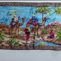 سجاد حرير قديم • غير مستخدم • ٢٠٠×١٢٠