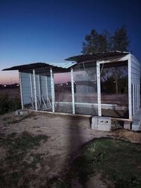 سقيفه واجهيه • ٦م×٣م • حديد مليمين