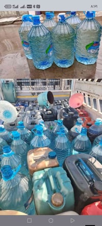 يوجد لدينا نفط ابيض عل بطاقه 50التر  ب 18 يوصلك للباب 07703588390