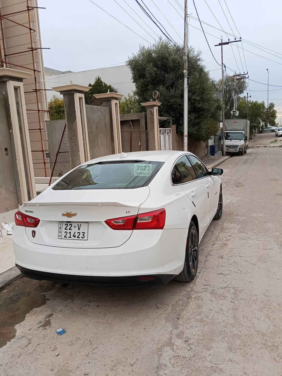 شفروليه ماليبو (LT) موديل 2023🤍🔥
🧭 وارد كندي
⚙️ محرك وگير شرط
🚗 ضرر فقط بنيد وجاملغ بدون شاصي
🛠️ بطانة فقط متضررة
💨 ايرباكات سليمة فقط ستيرن وراجع سستم
📏 ماشي 46ألف كم 
✨ السيارة جديدة بمعنى الكلمة كلشي على وضع الشركة

💎 المواصفات
🛰️ رادار
📍 تحديد مسار
🔑 تشغيل عن بُعد

🔧 الإضافات
🛞 ويل RS أصلي تايرات بلادي
🪶 جناح Premiere
😎 سكوب
 : ***********
