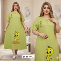 دشداشة قصيرة • ملابس نسائية • دشاديش كشمير • تطريز • ملابس مقاسات كبير...