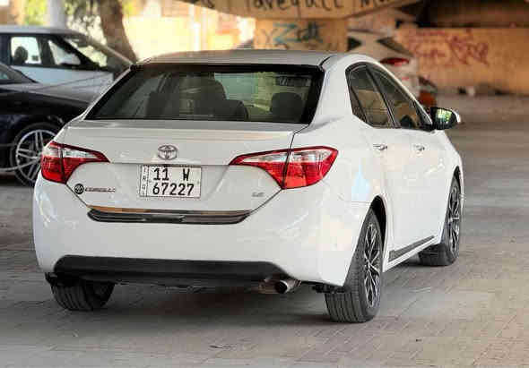 سلام وعليكم 
كورلا 2016 LE
ماشيه 57 
وارد امريكي 
بدون ارباك 
الداخل لونين 
الرقم : بغداد بسمي 
الضرر : خلفي حادث بسيط قطعتين صبغ 
العنوان : بغداد / الصليخ 
السعر : 127
للاستفسار : *********** بغداد
