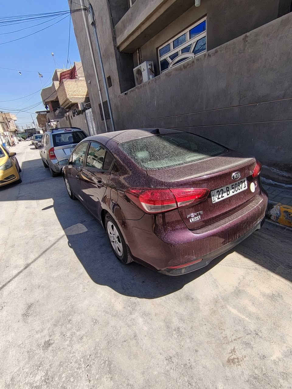 السلام عليكم كية فورتي موديل ٢٠١٨ ضررهة چاملغ ايمن  بدون دواخل وبدون أيرباك رقم أربيل مواصفات السيارة شاشة چبيرة تحكم استيرن ماشية ١٠٣ حقيقي تخم تاير حدادية جديدة تبريد ثلج مكينة ما مفتوحة السعر ١٢٣ بيعة مجال مكان السيارة بابل المسيب ***********
